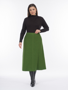 Асимметричная блуза с длинным рукавом