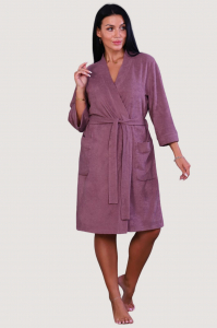 Розали - халат коричневый