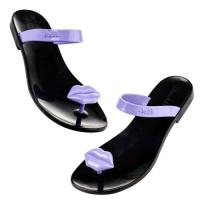 Сандалии Zhoelala KISS (сиреневый+черный) / Zhoelala KISS (PURPLE+BLACK)