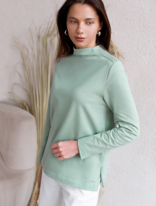 Джемпер из тонкого премиального футера с эластаном