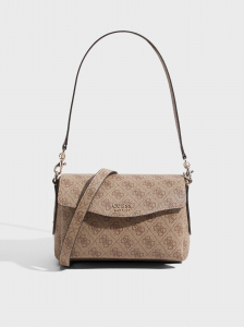 Женская сумка  GUESS ECO BRENTON FLAP SHOULDER BAG