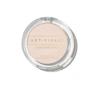 Запеченная пудра Art Visage шелковистая - Love.Feel.NUDE - Тон 412 теплый бежевый