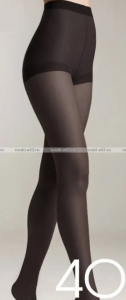 Капроновые колготки женские Conte SOLO 40 черные XXL