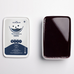 Пюре Черника Agrobar (Агробар) замороженное, 250 гр