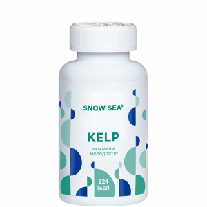 SNOW SEA® KELP ламинария и фукус в таблетках для молодости и долголетия, 224 табл.