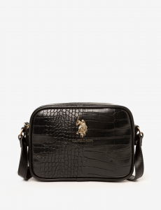 CROCODILE EMBOSSED CROSSBODY BAG