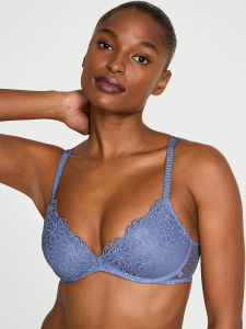 Sexy Tee Daisy Eyelet Wireless Push-Up Bra Top