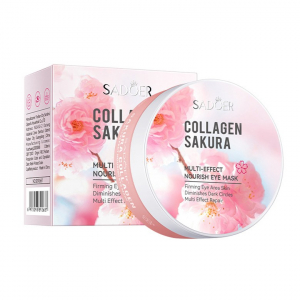 Гидрогелевые патчи для глаз с Сакурой и Коллагеном Sadoer, 60 шт.