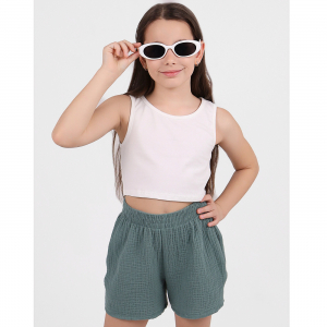 Комплект топ кулирка, шорты муслин 7015900107