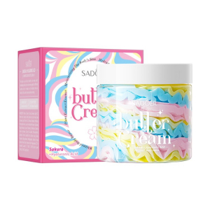 Крем-баттер для тела увлажняющий с Сакурой и Гиалуроновой кислотой SADOER, 180 гр.