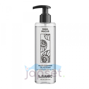 L.Sanic Гидрофильное масло-пенка с муцином улитки, 120 мл
