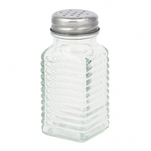 Солонка квадр.желез.крышка 828-265