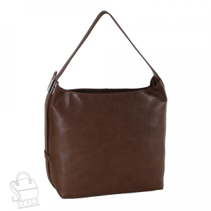 Сумка женская кожаная 3349-1Q brown Polina&Eiterou  в Новосибирске