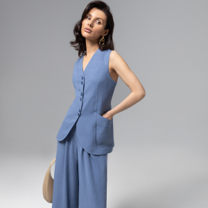 Жилет с карманами, Идеал для всех (синий)