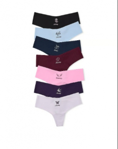 7-Pack No-Show Thong Panties