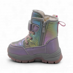 Ботинки на меху С7718-15 серо зеленые