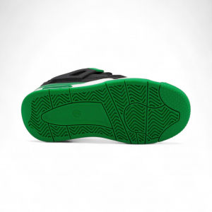 Кроссовки А7227-7 черно зеленые