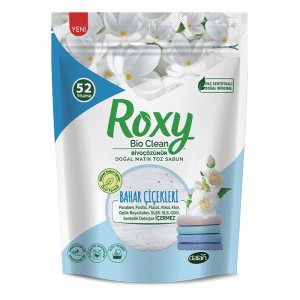 Roxy Bio Clean Стиральный порошок Весенние цветы (свежесть) 1,6кг (6шт/короб)