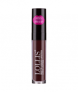 Помада для губ LOLLIS матовая жидкая Matte Liquid Lipstick 08 Меркер Косметика