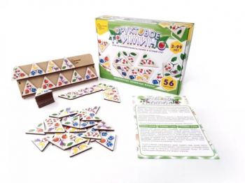 Игра Фруктовое тримино (треугольное домино)