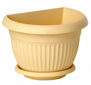 Кашпо Ливия 220мм бел.ПРИСТ.М-3111