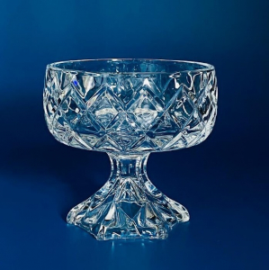 588-638 Конфетница 15см на ножке в под.уп.(х12)Стекло