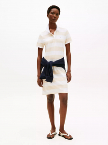 Rugby Stripe Polo Dress