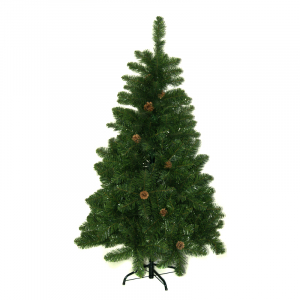 Ель зелёная с шишками PVC 988 веток 2,4 м