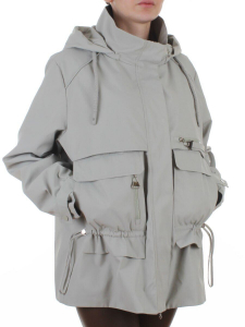 F-001 OLIVE Ветровка женская (65% хлопок, 35% полиэстер)