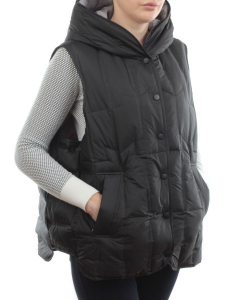 25-188 BLACK Жилет утепленный женский (пух)
