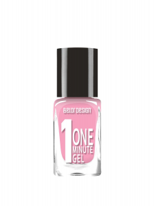 Лак для ногтей One minute gel BelorDesign фиолетовый  213 классический розовый
