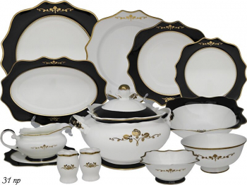 225-016 Обеденный сервиз 31пр. RICH в под.уп.(х1)Фарфор