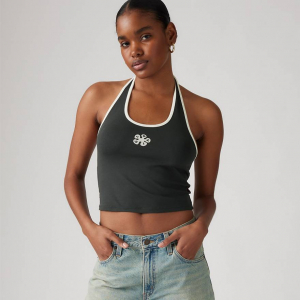 Graphic Ella Halter Top