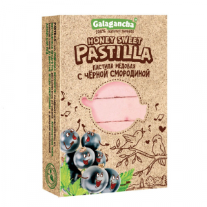 Пастила медовая с Черной смородиной, 95г (8шт/кор)