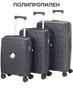 Комплект из 3-х чемоданов «Ruida»