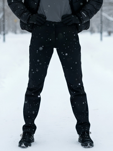 Брюки спортивные софтшелл MTFORCE женские черного цвета 2410Ch