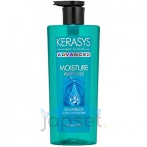 Kerasys Advanced Ampoule Shampoo Moisture Увлажняющий ампульный шампунь с керамидами, 600 мл