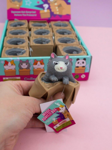 Мялка - антистресс «Magic animal box»,  grey cat