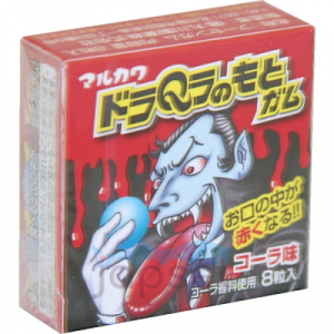 Marukawa Резинка жевательная, Дракула Красный, Кола, 8 шт, 11,1 гр