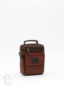 Сумка мужская кожаная 4185-2TR brown Tough Ryder