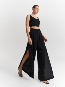 Брюки с разрезами