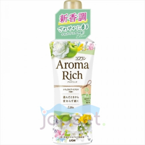 Lion Aroma Rich Ellie Кондиционер для белья действия с богатым ароматом натуральных масел, аромат унисекс, 520 мл