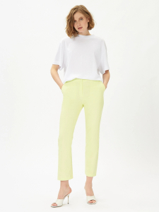 Брюки клеш из смесового хлопка