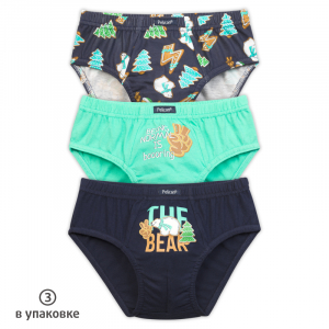 BULB3872(3) трусы для мальчиков (3 шт в кор.)