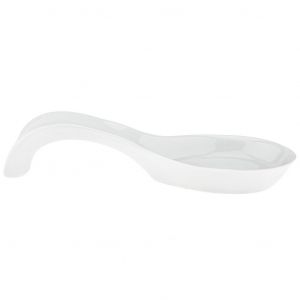 Подставка под ложку фарфоровая 20х4,2см, белье (Беларусь)