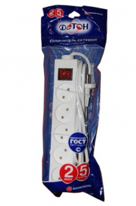 ФОТОН удлин.5м 3роз.без ЗАЗЕМ.с ВЫК