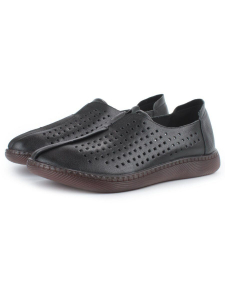 03-5002-1 BLACK Полуботинки женские летние (натуральная кожа)