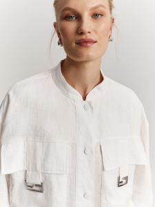 Льняная куртка