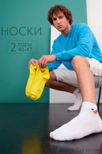 Носки мужские Кря-кря (набор 2 пары)