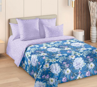 Комплект постельного белья Белый букет Сатин